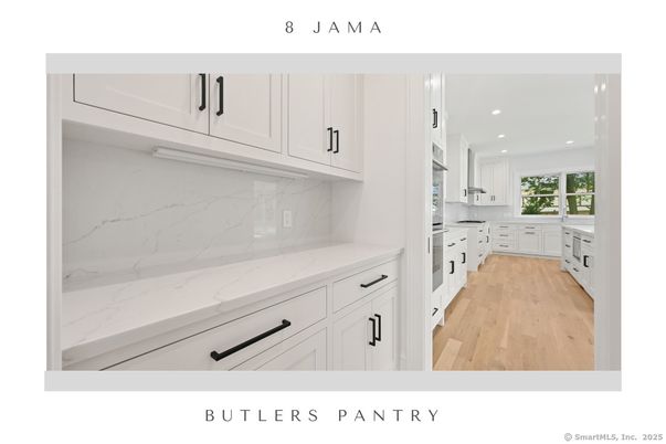 Interior, Kitchen, Marble Walls, Recessed Lighting, Wood Texture Flooring