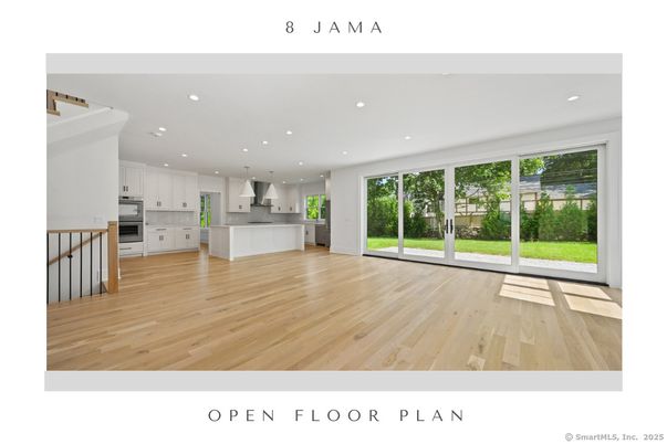 Empty room, Interior, Kitchen, Pendant Lights, Recessed Lighting, Stainless Steel Appliances, Wood Texture Flooring