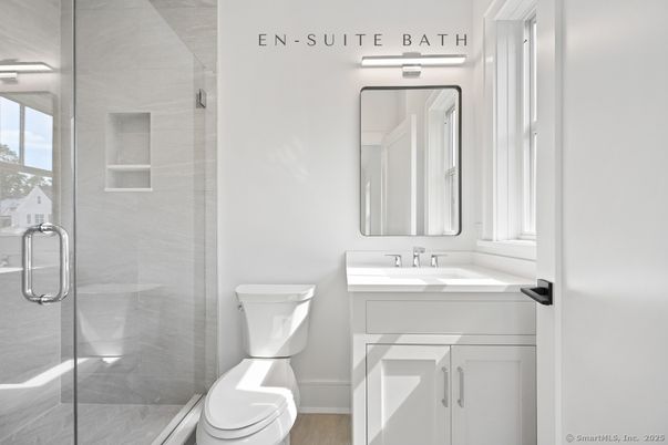 Bathroom, Glass Shower, Interior