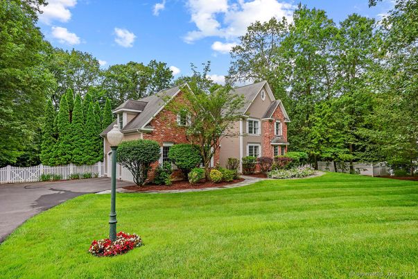 Attached, Backyard, Exterior, Facade, Brick Facade, French Provincial