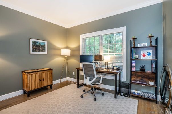 Home Office, Interior, Wood Texture Flooring