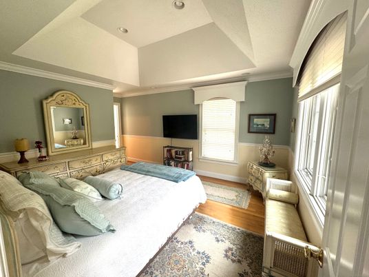 Bedroom, Interior, Wood Texture Flooring