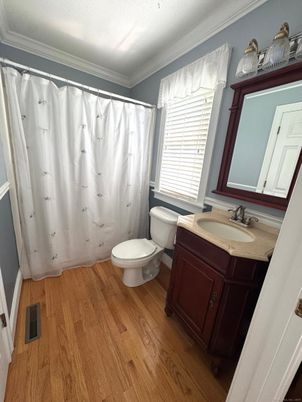 Bathroom, Interior, Wood Texture Flooring