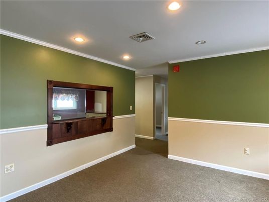 Empty room, Interior, Recessed Lighting