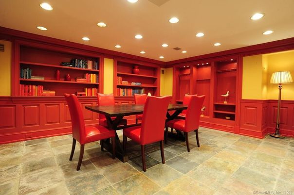 Dining room, Interior, Recessed Lighting