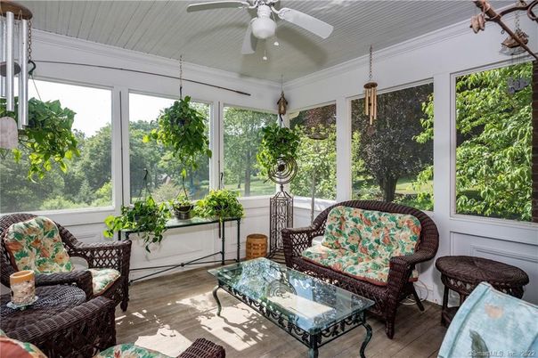 Interior, Sun Room, Wood Texture Flooring