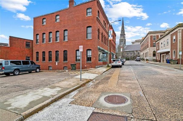 Exterior, Facade, Brick Facade, Condo Building