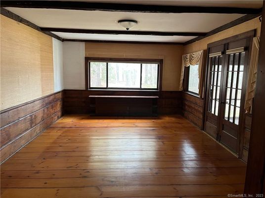 Empty room, Interior, Wood Texture Flooring, Wooden Walls