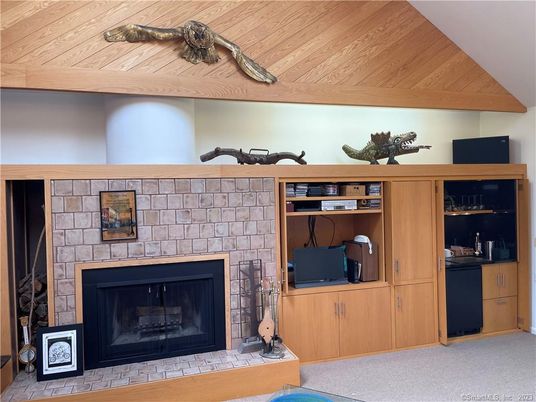 Fireplace, Interior, Wooden Ceilings