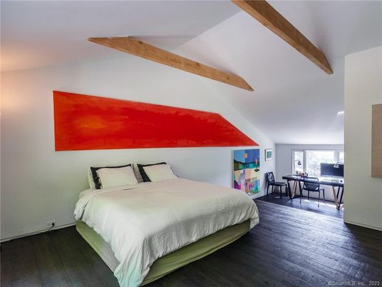 Bedroom, Interior, Wooden Beams, Wood Texture Flooring