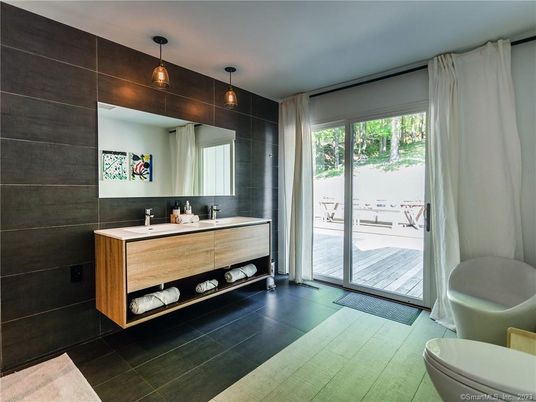 Bathroom, Dual Sink Vanities, Interior, Pendant Lights