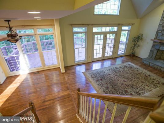 Empty room, Fireplace, Interior, Recessed Lighting, Wood Texture Flooring