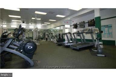 Fitness Equipment, Gym, Interior, Recessed Lighting