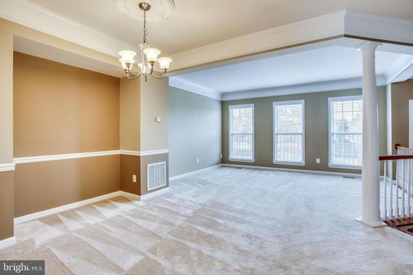 Chandelier, Empty room, Interior