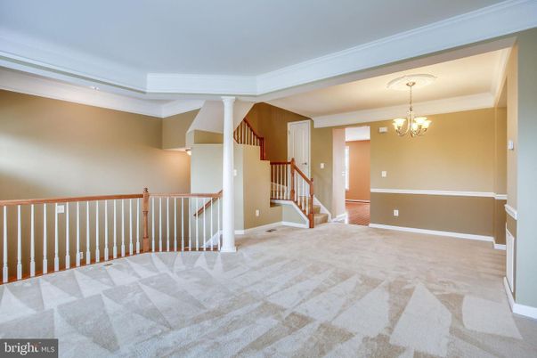 Chandelier, Empty room, Interior