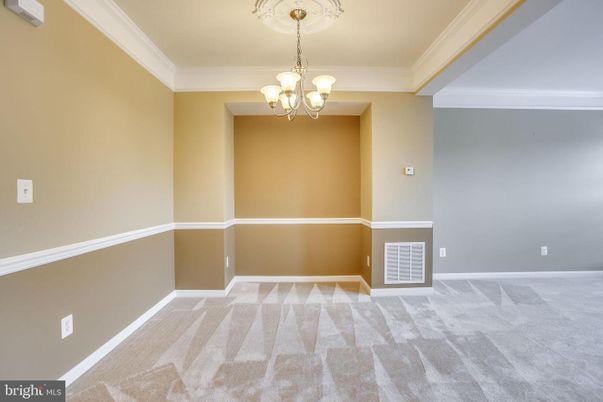 Chandelier, Empty room, Interior