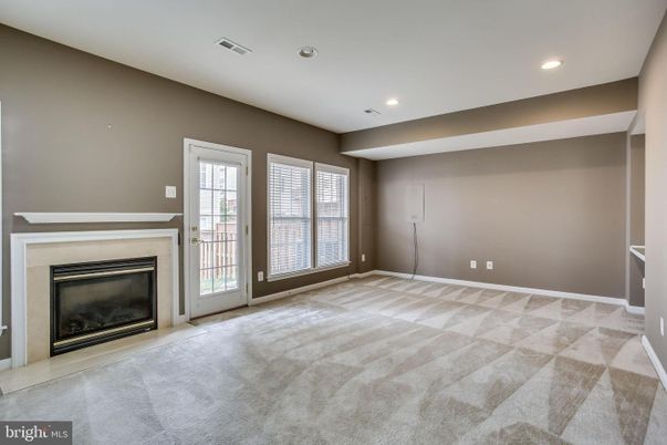 Empty room, Fireplace, Interior, Recessed Lighting