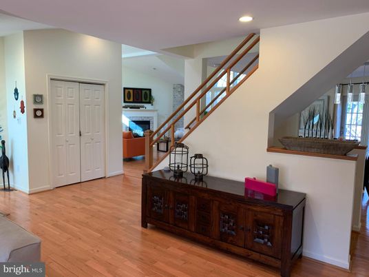Fireplace, Interior, Recessed Lighting, Wood Texture Flooring