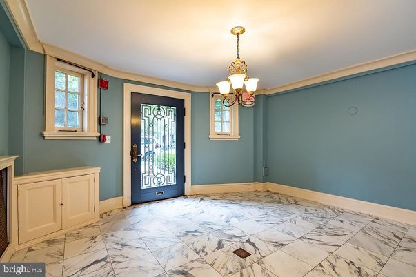 Empty room, Interior, Marble, Pendant Lights