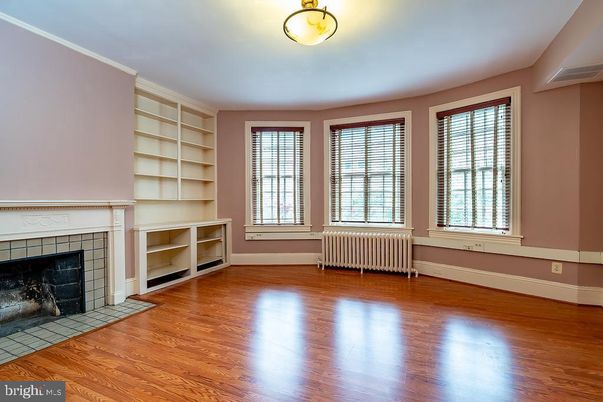 Empty room, Fireplace, Interior, Wood Texture Flooring