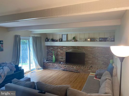 Fireplace, Interior, Living room, Stone Walls, Wood Texture Flooring