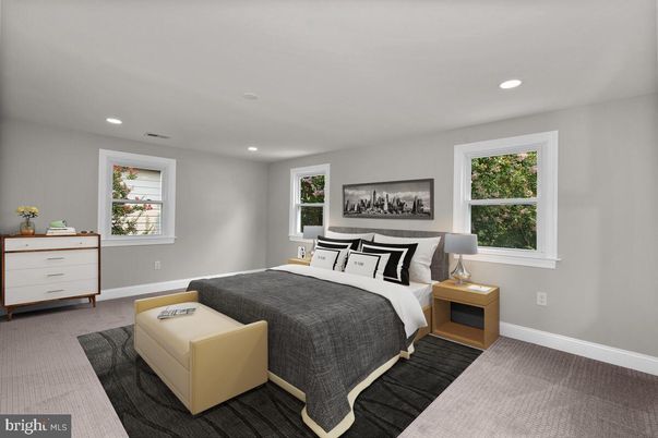 Bedroom, Interior, Recessed Lighting
