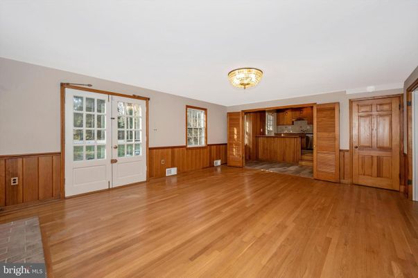 Empty room, Interior, Kitchen, Wood Texture Flooring