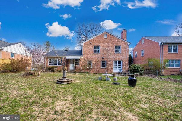Backyard, Exterior, Facade, Brick Facade, French Provincial