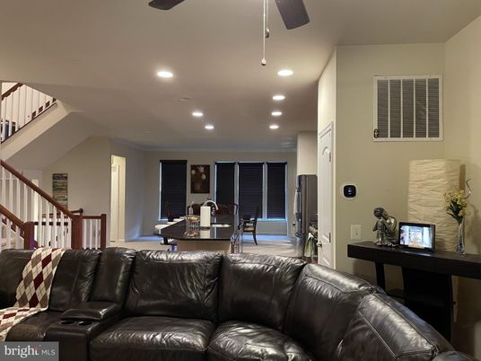 Interior, Living room, Recessed Lighting