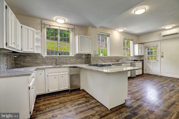 Interior, Kitchen, Wood Texture Flooring