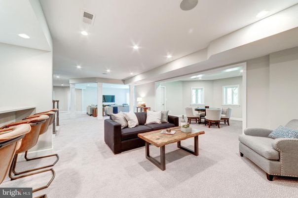 Dining room, Interior, Living room, Recessed Lighting