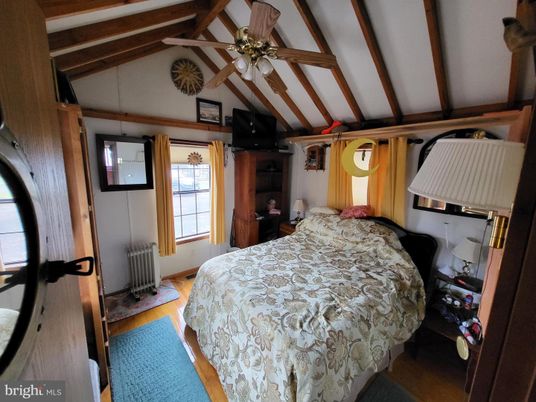 Bedroom, Interior, Wooden Beams