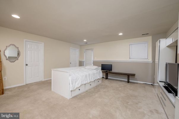 Bedroom, Interior, Recessed Lighting