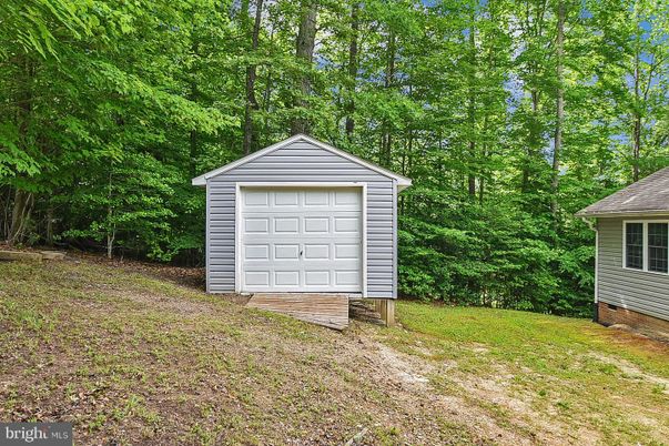 Backyard, Detached Garage, Exterior