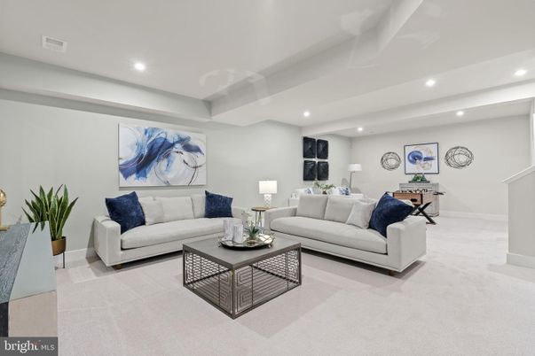 Interior, Living room, Recessed Lighting