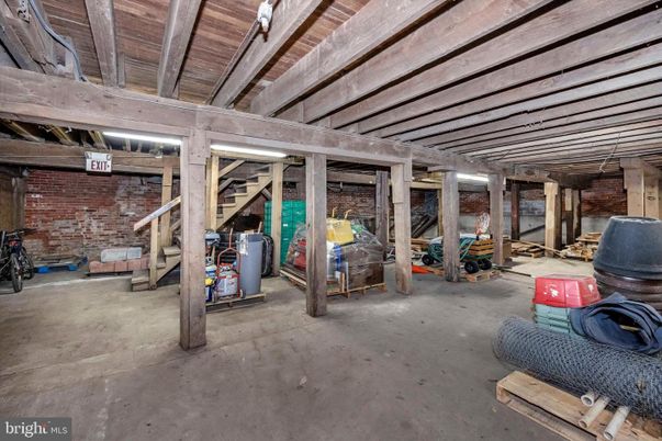 Interior, Stone Walls, Wooden Beams