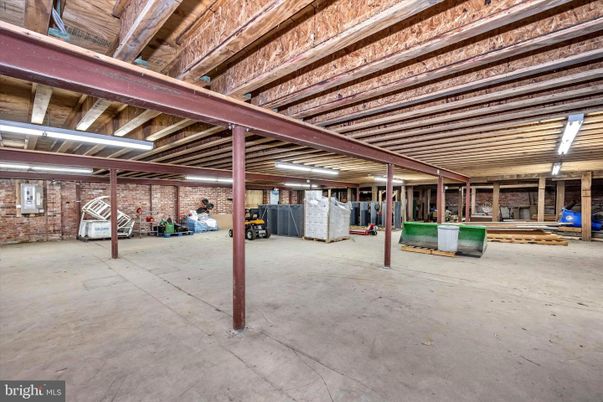 Interior, Stone Walls, Wooden Beams