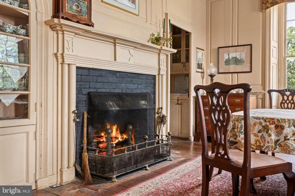 Fireplace, Interior, Wood Texture Flooring