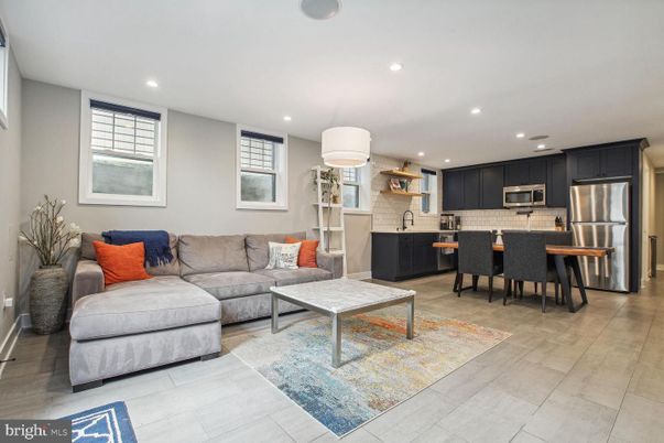 Dining room, Interior, Kitchen, Living room, Recessed Lighting, Stainless Steel Appliances