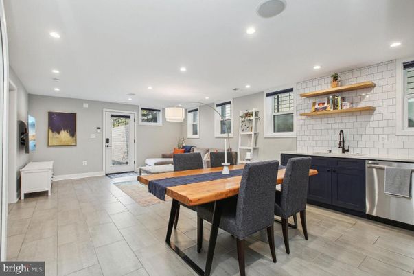 Dining room, Interior, Kitchen, Living room, Recessed Lighting, Stainless Steel Appliances