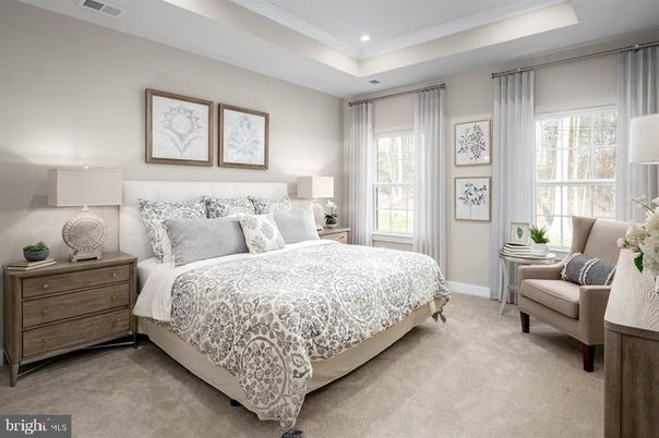 Bedroom, Interior, Recessed Lighting