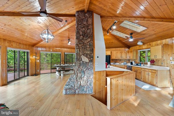 Interior, Kitchen, Wooden Beams, Wooden Ceilings, Wood Texture Flooring, Wooden Walls