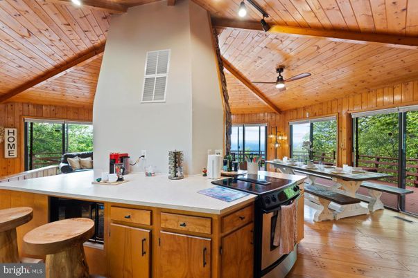 Dining room, Interior, Kitchen, Wooden Beams, Wooden Ceilings, Wood Texture Flooring, Wooden Walls