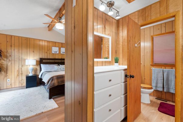 Bathroom, Bedroom, Interior, Wood Texture Flooring, Wooden Walls
