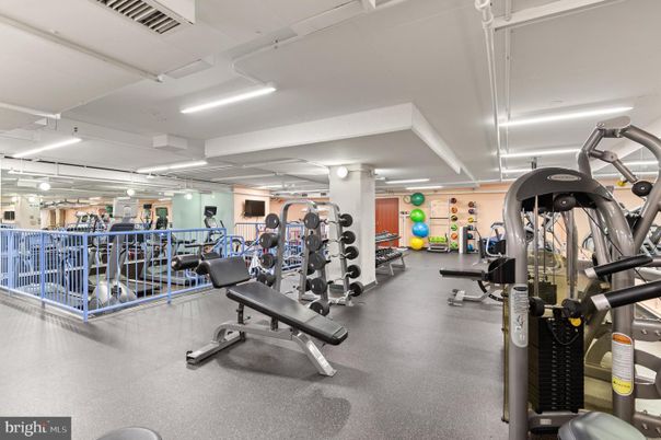Fitness Equipment, Gym, Interior, Recessed Lighting