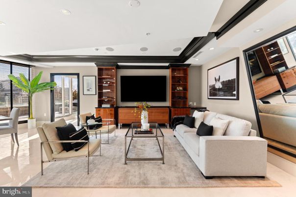 Interior, Living room, Recessed Lighting