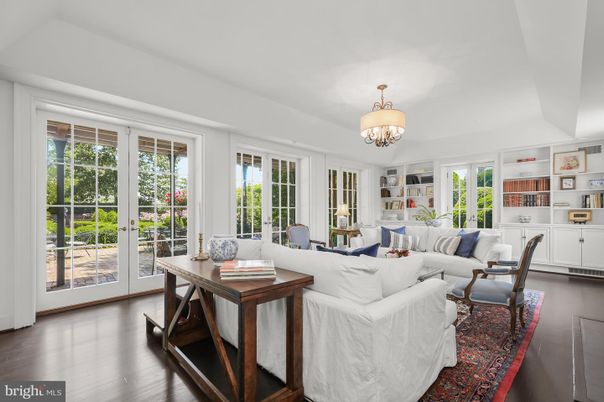 Chandelier, Interior, Living room, Wood Texture Flooring