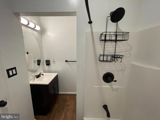 Bathroom, Interior, Wood Texture Flooring