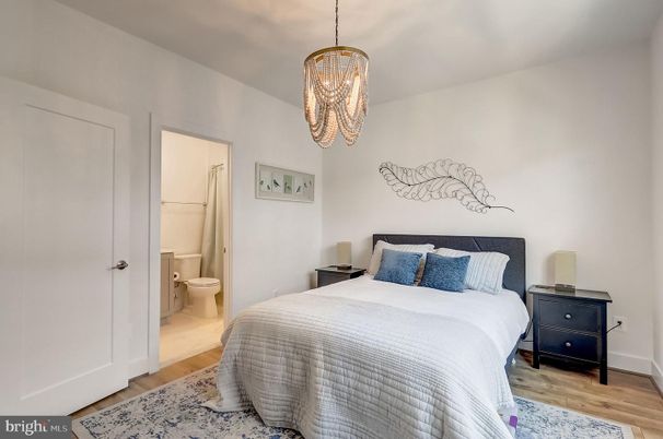 Bathroom, Bedroom, Chandelier, Interior, Wood Texture Flooring