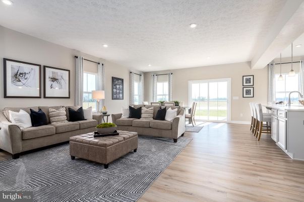 Dining room, Interior, Kitchen, Living room, Pendant Lights, Recessed Lighting, Wood Texture Flooring